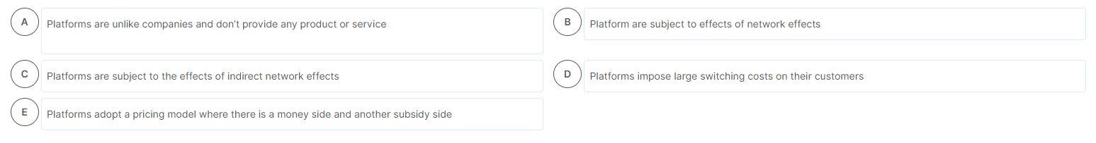 The economics of platforms is different from what