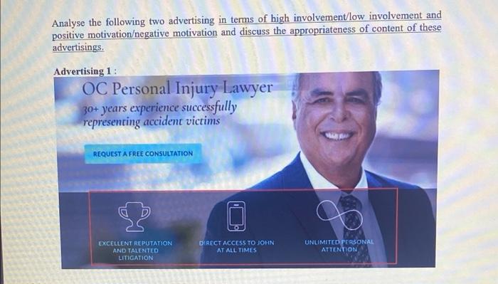 this is the second advertisment please mentioned