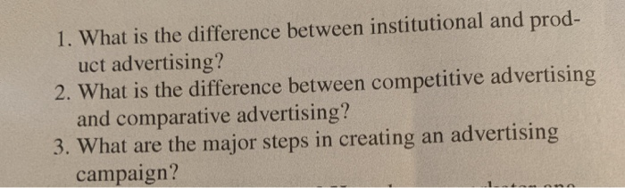 1. What is the difference between institutional