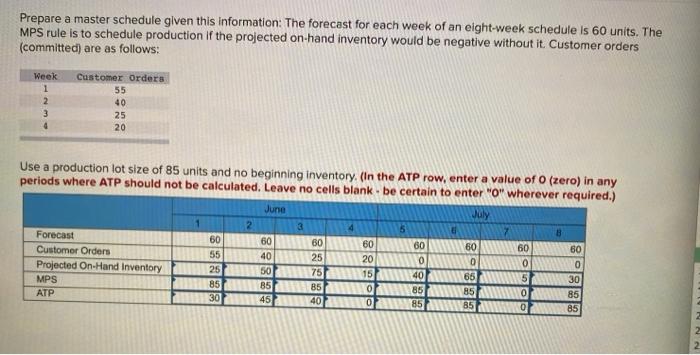 need help with this question! Prepare a master