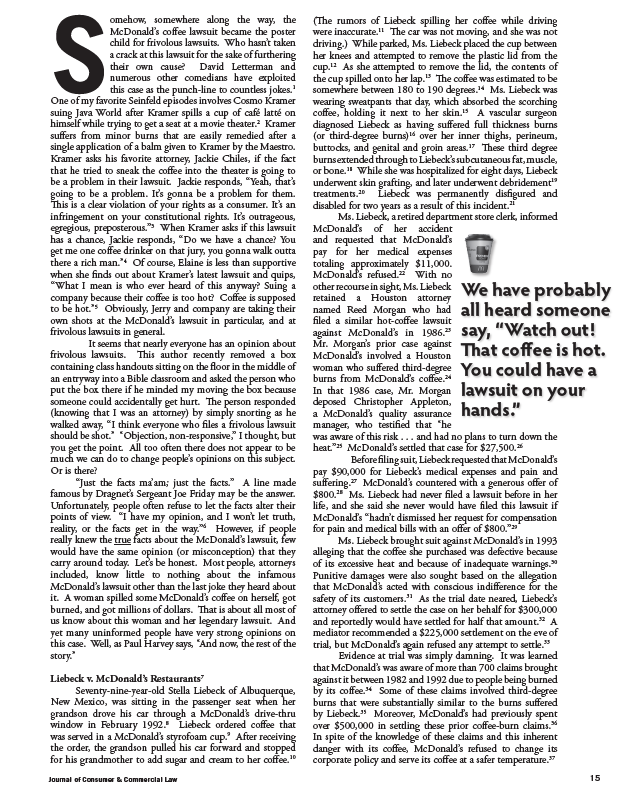 We're going to read about a famous product