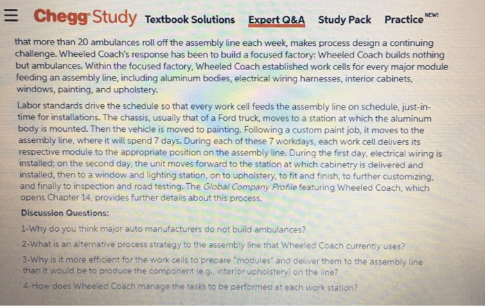 NEW! = Chegg Study Textbook Solutions Expert Q&A