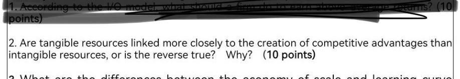 2. Are tangible resources linked more closely to