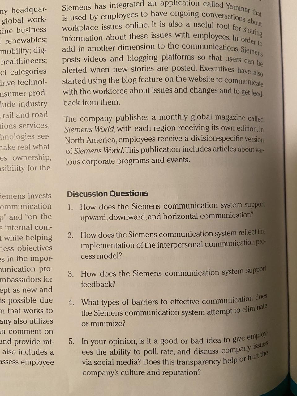 Siemens is used b workplac informati add in a