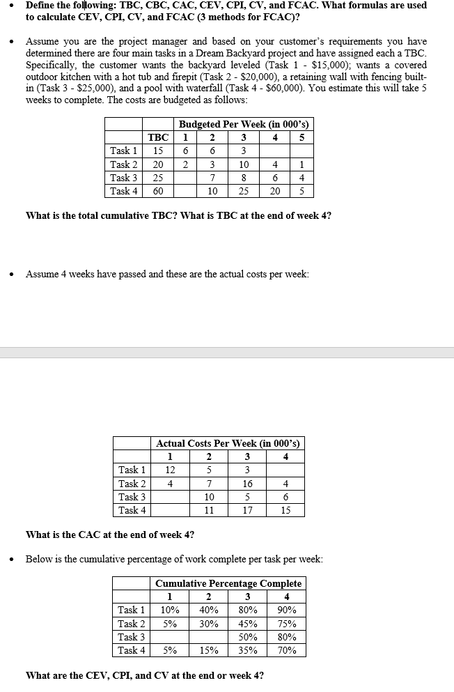 Can someone help me with the below? . Define the