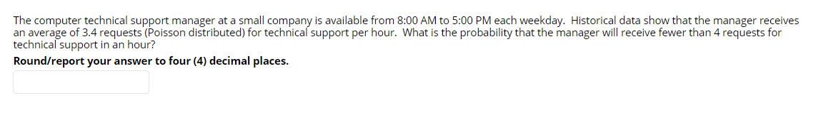 The computer technical support manager at a small
