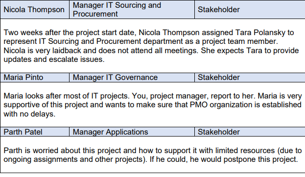 Question- HOW TO MAKE A STAKEHOLDER REGISTER FOR