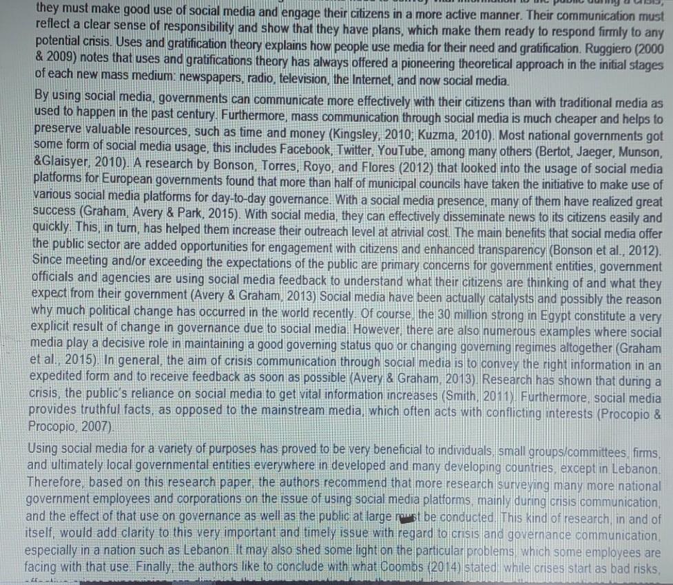 CASE STUDY [30 Marks] Read the following case