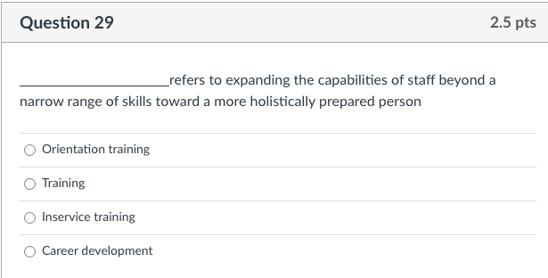 refers to expanding the capabilities of staff