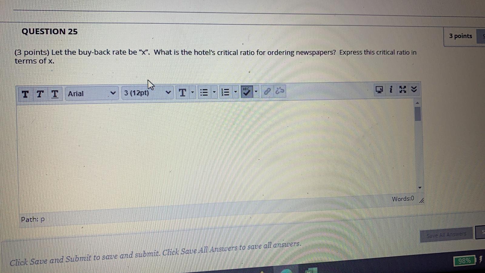 QUESTION 24 3 points Save Ans The wholesaler gets