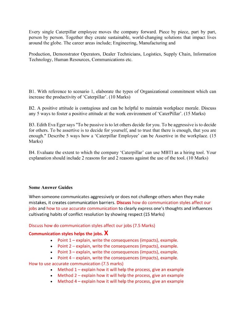 Every single Caterpillar employee moves the