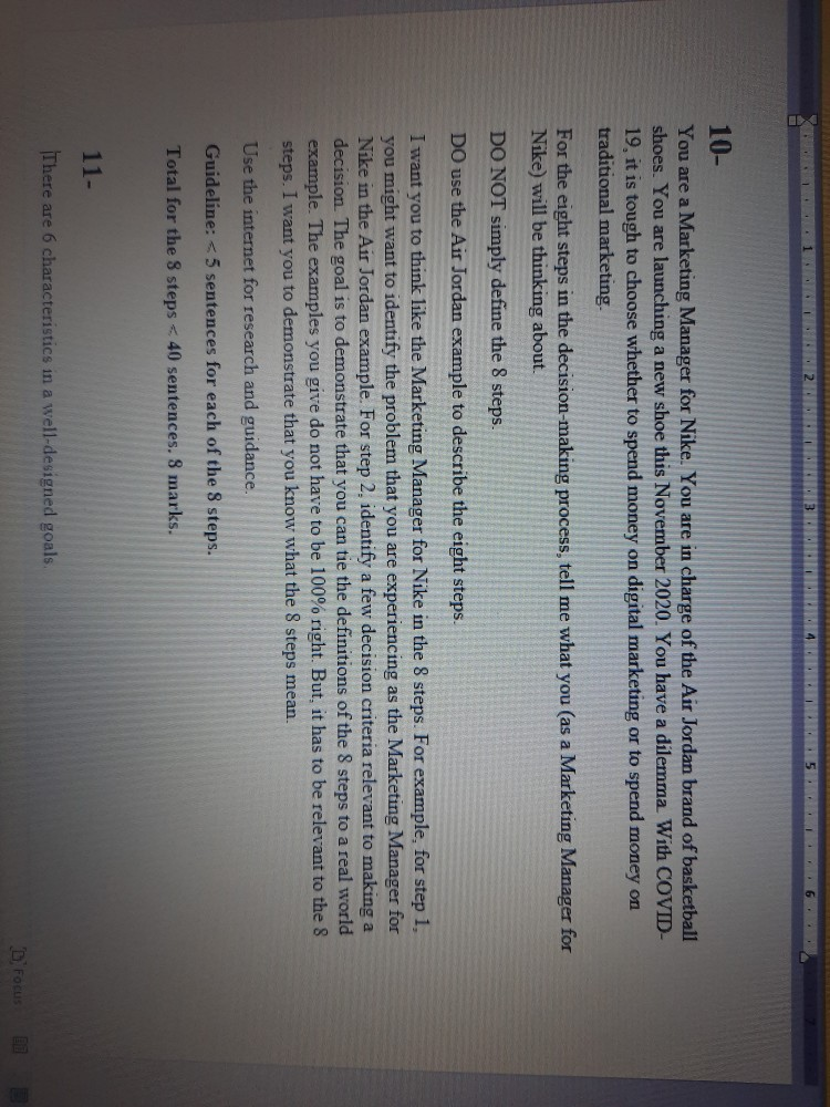 Business Management VICTORIA 56 10- You are a