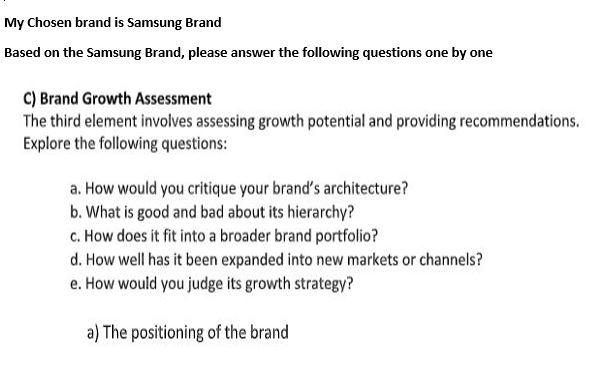 Please , provide me answer one by one My Chosen