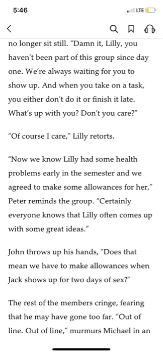 5:45 LTE x Shared Writing: Discuss the Case