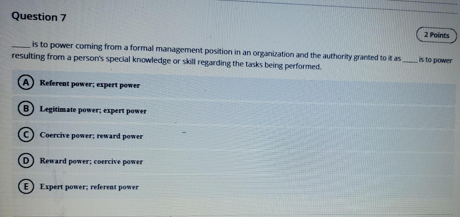 75 QUESTION Question 5 Centralization and