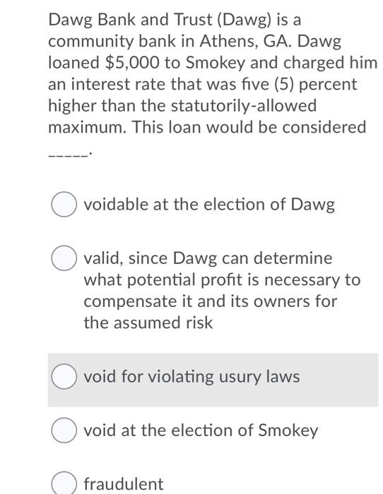 This is a business law question PLEASE I really