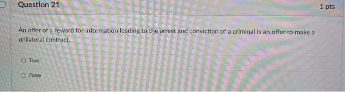 Question 20 The UCC applies to contracts