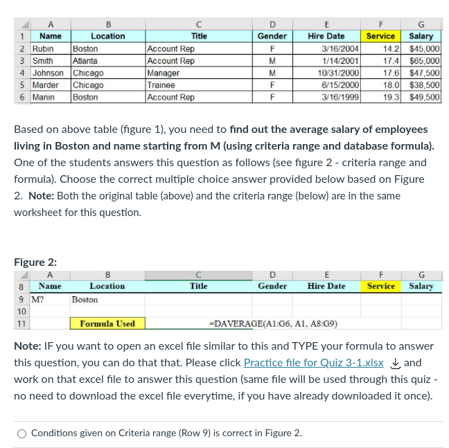 D E Title Gender F B 1 Name Location 2 Rubin