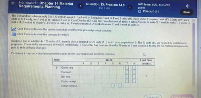 III Homework: Chapter 14 Material Question 13,