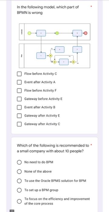 please answer all the question In the following