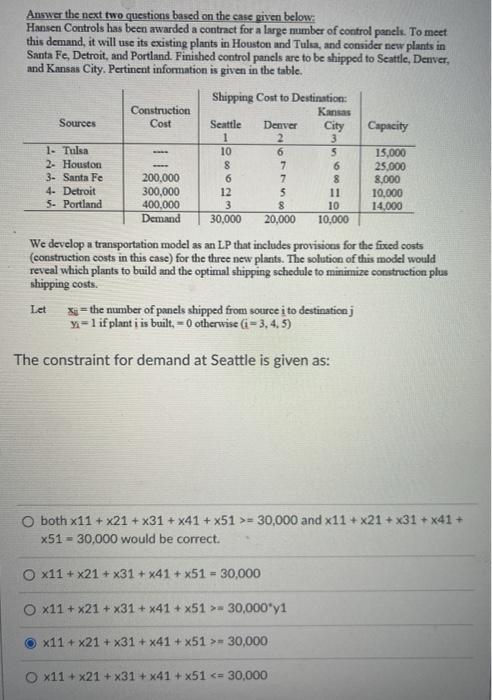 Answer the next two questions based on the case