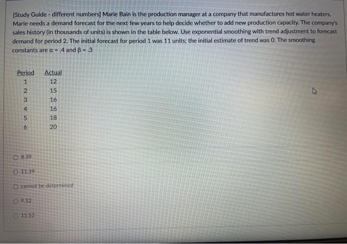 please give final answer asap urgently [Study