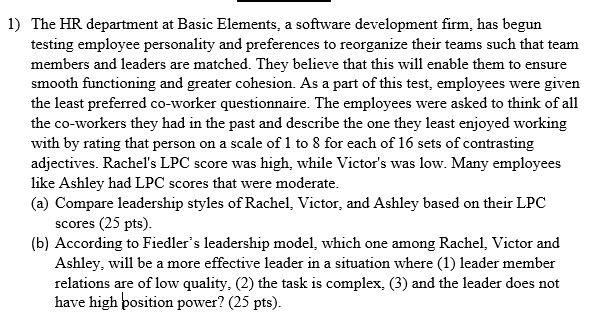 The HR department at Basic Elements, a software