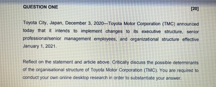 READ THE ARTICLE BELOW AND ANSWER THE QUESTIONS