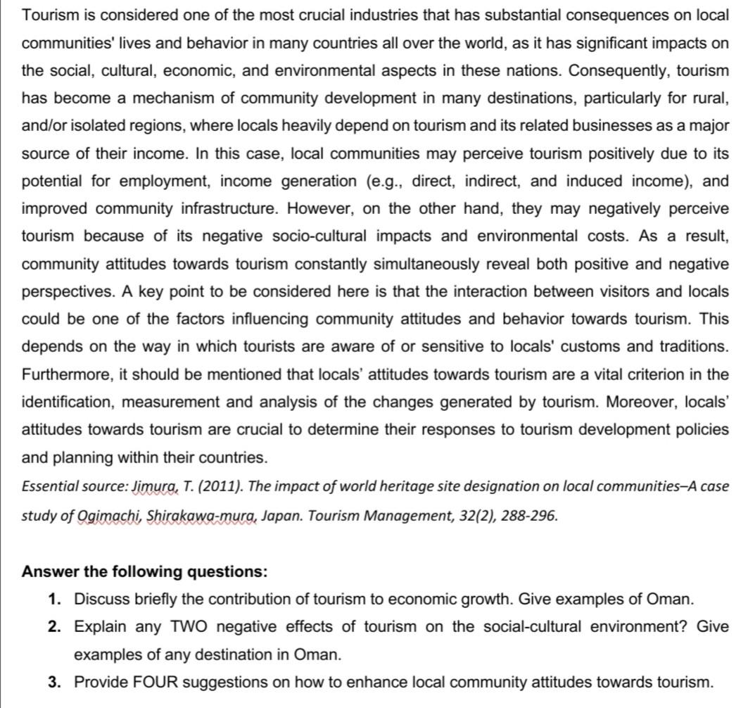 please Tourism is considered one of the most