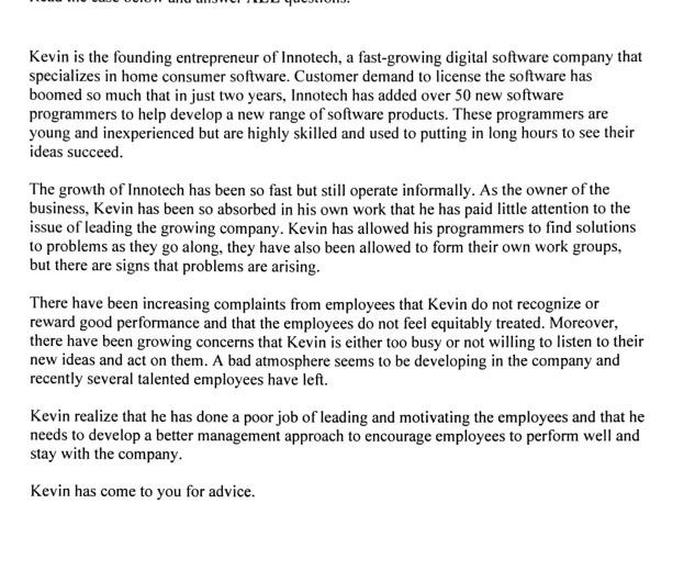 Kevin is the founding entrepreneur of Innotech, a