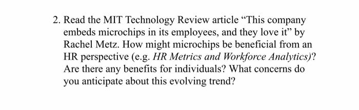 2. Read the MIT Technology Review article "This
