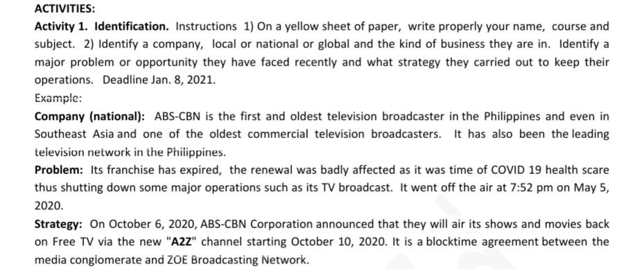 preferably a famous company (their brand are well