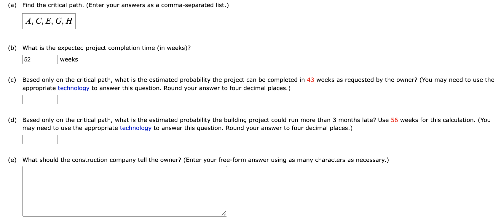 All parts please. Davison Construction Company is