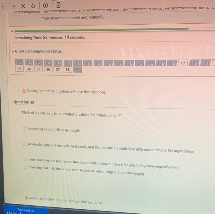 XOL Torce completion this test can be saved and