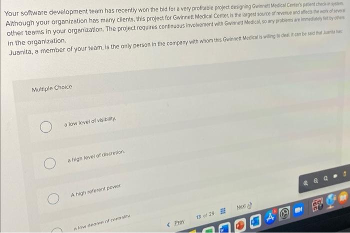 Your software development team has recently won