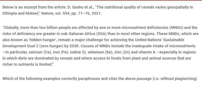 Below is an excerpt from the article: D. Gashu et