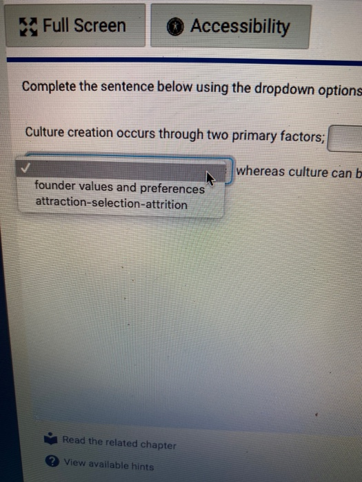 Complete the sentence below using the dropdown