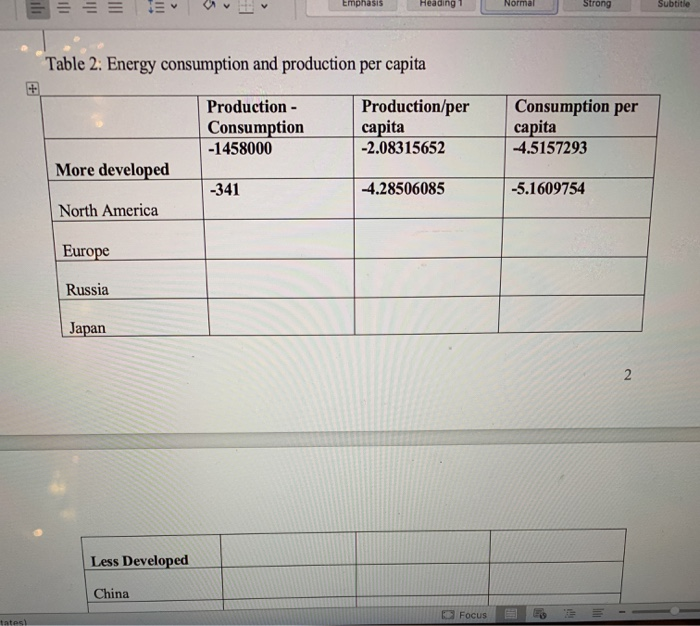 answer table 2 and questions A-D geography P 4.
