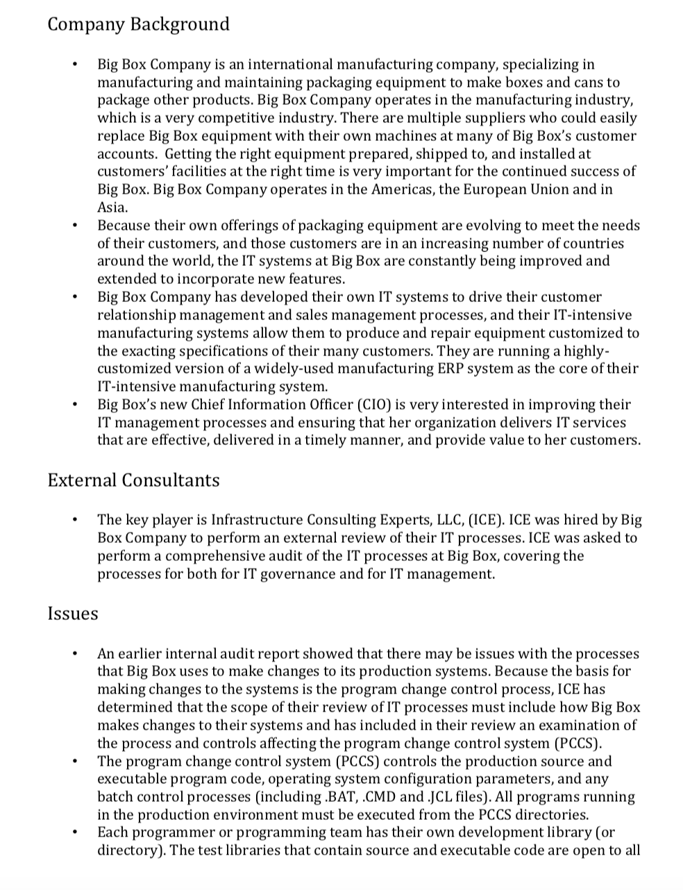 Question: 1) Based on