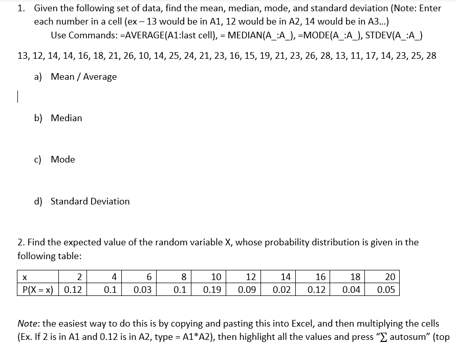 I NEED THE EXCEL FUNCTIONS THAT YOU USE TOO, NOT