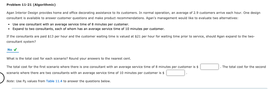 ROUND ANSWERS TO NEAREST CENT Problem 11-21