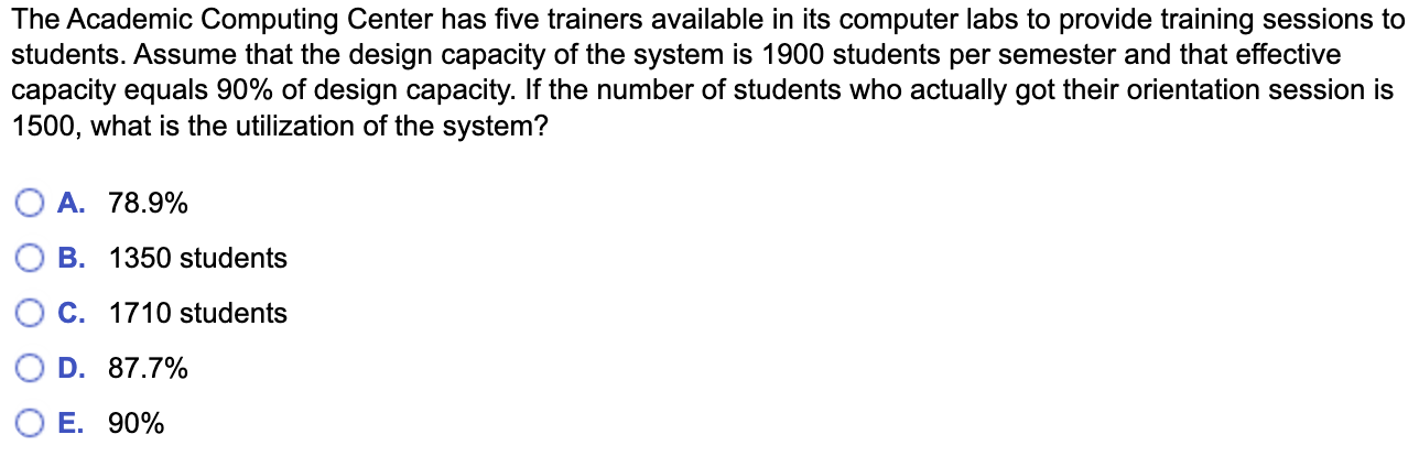 what is the utilization of the system? not the