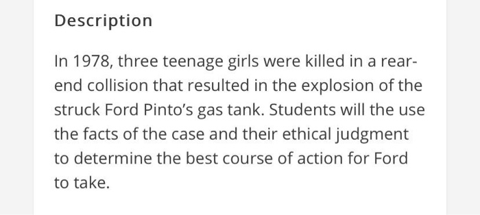 Objectives . Identify the facts of the case.