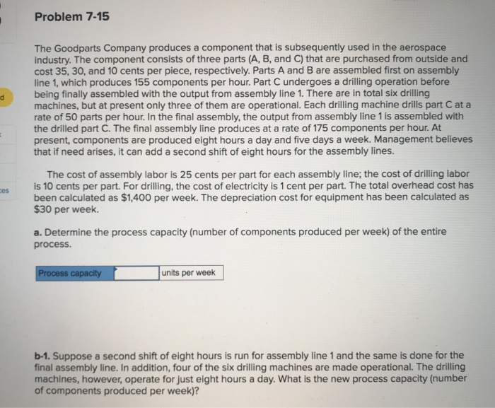 Please show steps as to solve for Problem 7-15