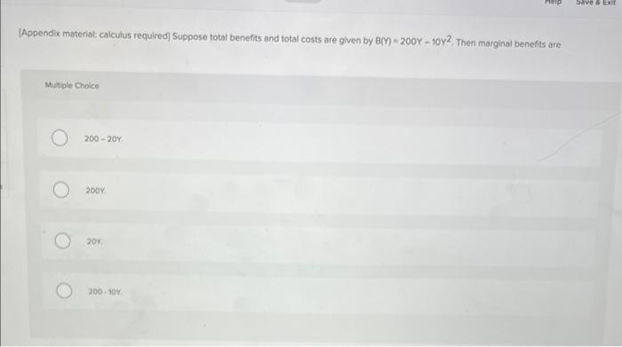 HELP ASAP [Appendix material calculus required]