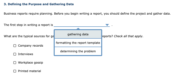 3. Defining the Purpose and Gathering Data