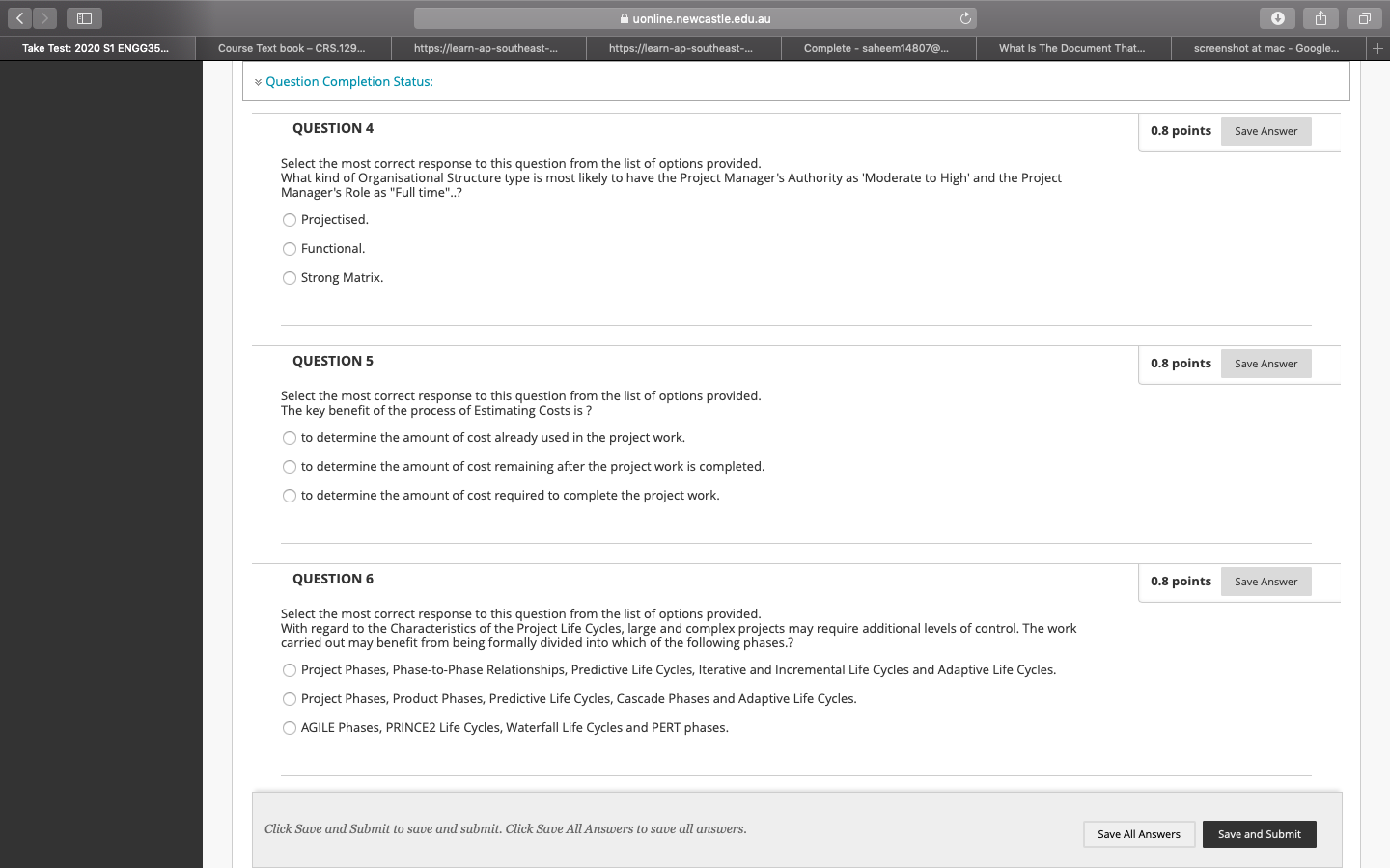 uonline.newcastle.edu.au Course Text book -