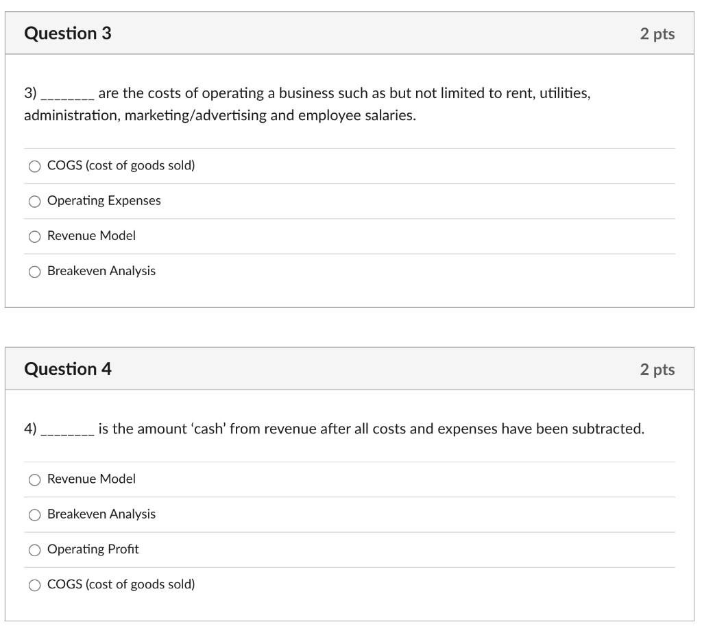 Knowledge Check: Chapters 9 \& 10 Quiz