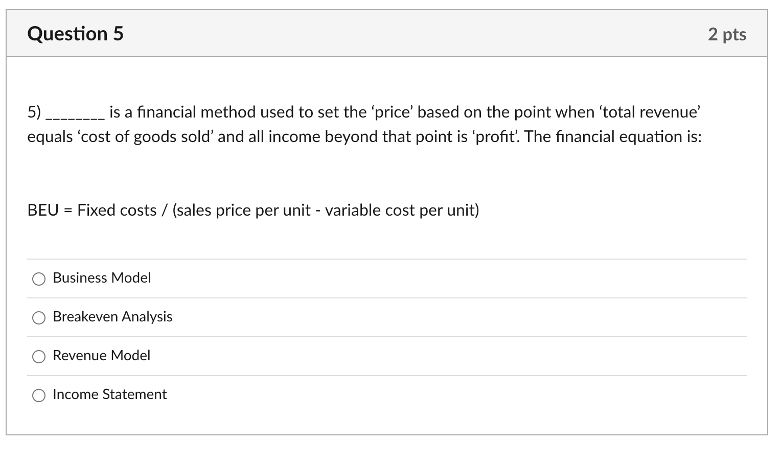 Knowledge Check: Chapters 9 \& 10 Quiz