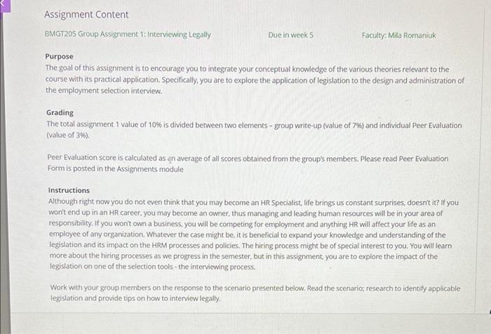 can anyone help me in the group assignment